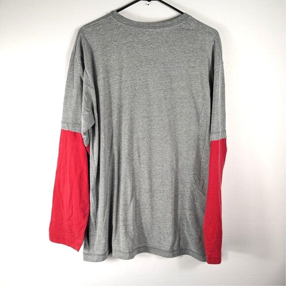 Tampa Bay Buccaneers Long Sleeve T-Shirt Mens Large NFL Team Apparel Gray Sports - Picture 5 of 5